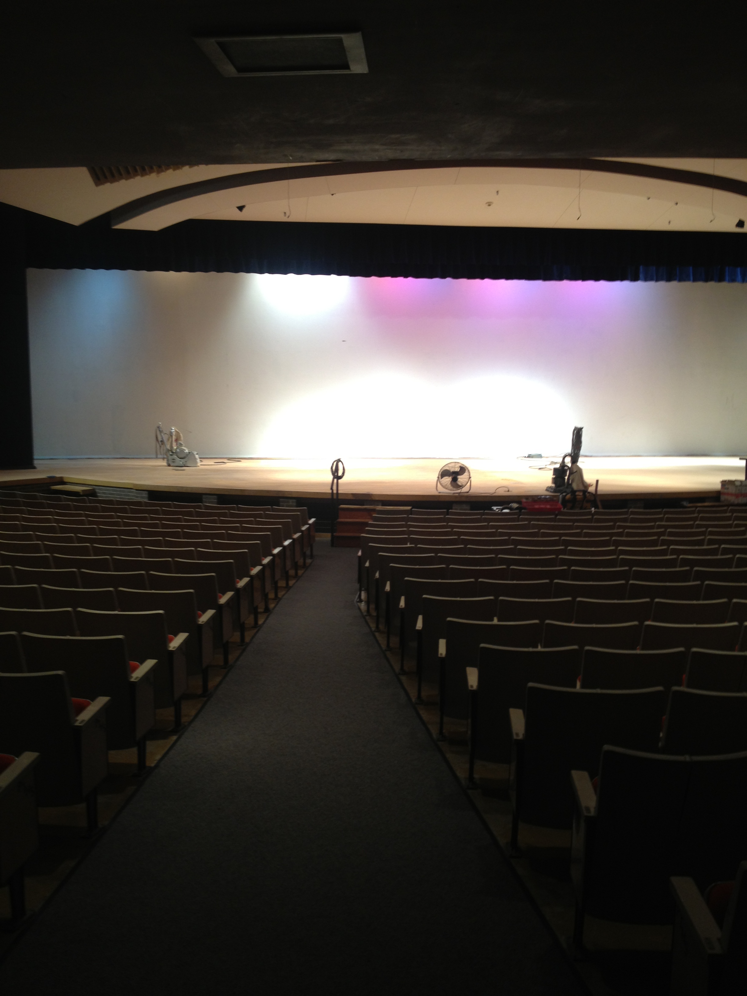 Stage & Auditorium Work by Allred Flooring Hardwood Services